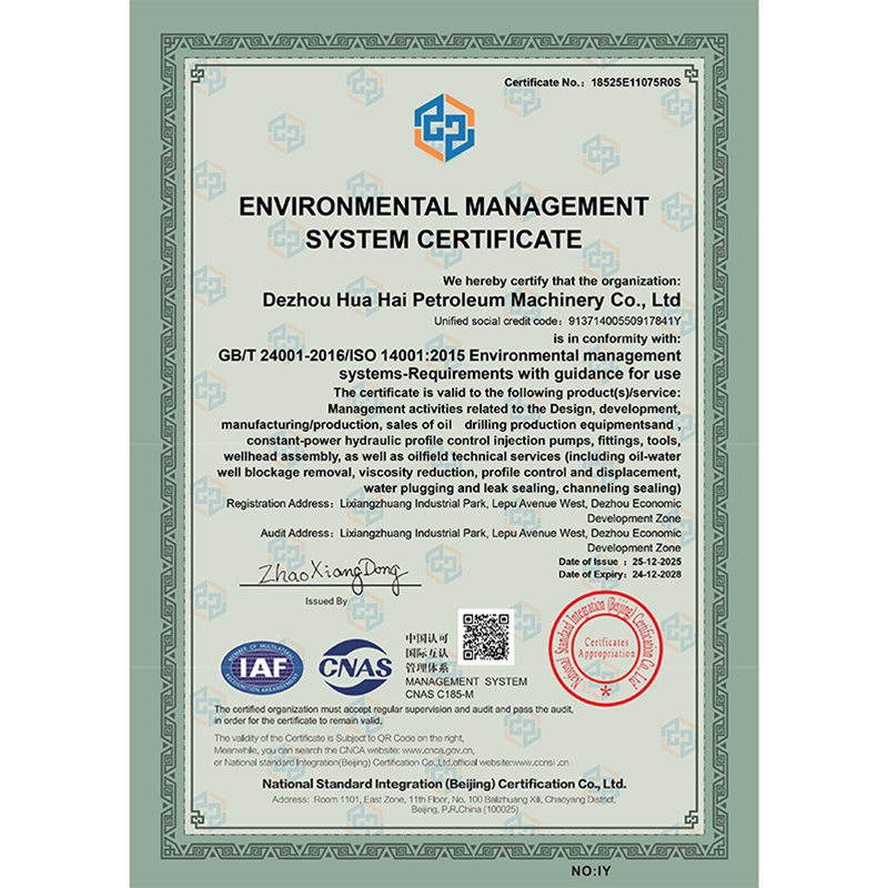 Environmental Management System Certification